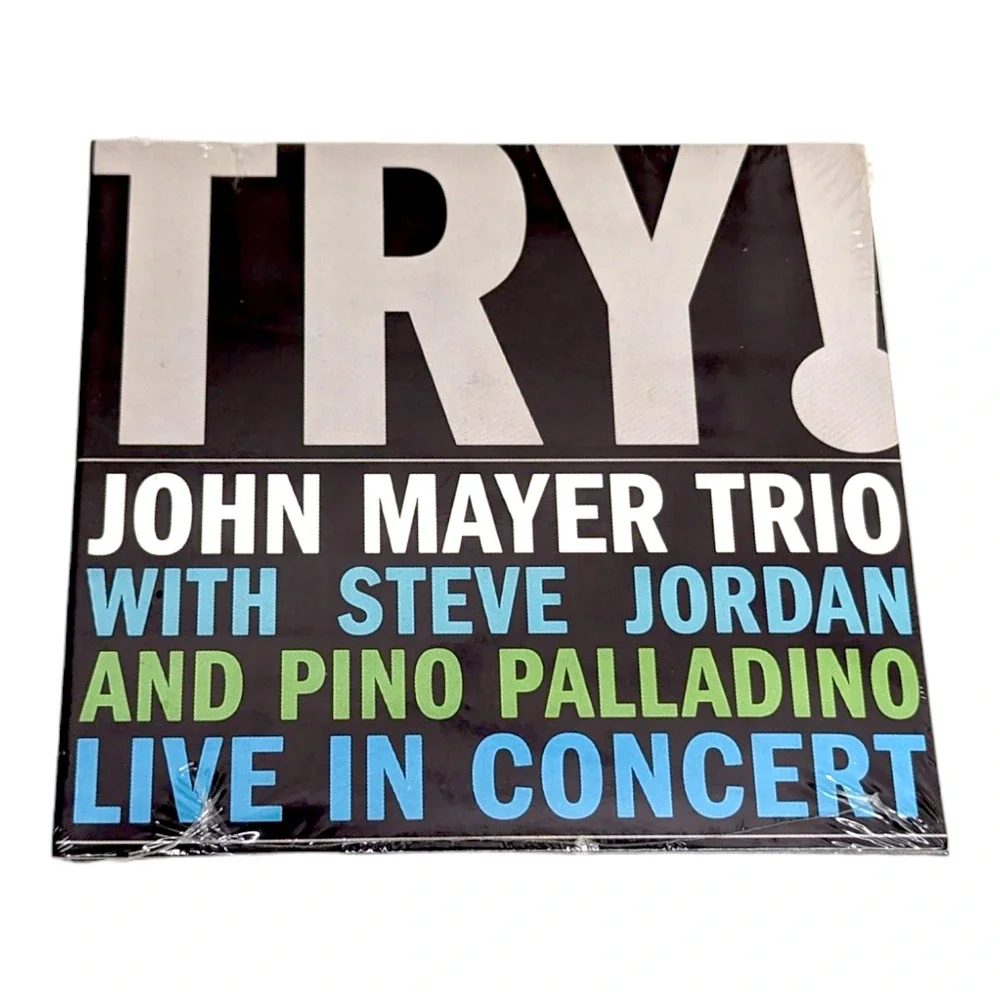John Mayer Trio‎ TRY! Live In Concert Music CD Brand New 2005 Sony Legacy Sealed